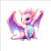 Sevimli Ejder Sticker 1 thumbnail 1