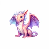 Sevimli Ejder Sticker 7 thumbnail 1