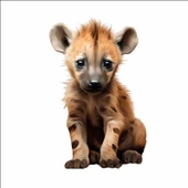 Sevimli Sırtlan Sticker thumbnail 1