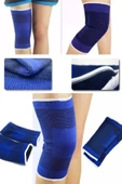 2 Li Elastik Dizlik - Egzersiz ve Spor Dizliği Büyük Boy 23 cm - 2