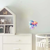 Renkli Akvaryum Balığı Duvar Stickerı - 1