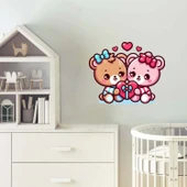 Aşık Ayıcıklar Duvar Sticker'ı thumbnail 2