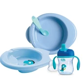 Chicco 4 Parça Beslenme Seti +6 Ay - Erkek - 1