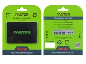 FASTER FS-512 SATA3 512 GB SSD 550/510 MB/S UZUN ÖMÜRLÜ HARDDİSK - 1