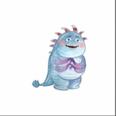 Çılgın Canavar Art Çocuk Odası Stickerı thumbnail 1