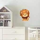 Sevimli Aslan Duvar Sticker thumbnail 2