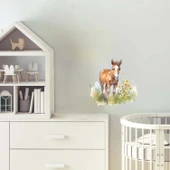 Sarı Çiçek Tarlasında At Yavrusu Duvar Stickerı thumbnail 1