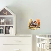 Pastel Tonlarda Sonbahar Ev Duvar Stickerı thumbnail 1