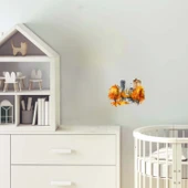 Şehir Manzaralı Sonbahar Caddesi Duvar Stickerı thumbnail 1