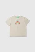 United Colors of Benetton Kız Çocuk T shirt Beyaz BNT-G21814 - 1