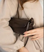 Lisbond Elegance Gloria Model Acı Kahve Deri Kadın El Ve Omuz Çantası - 2