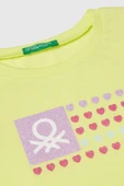 United Colors of Benetton Kız Çocuk T shirt Sarı 3I1XG10HU - 3