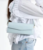 Lisbond Elegance Gloria Model Bebe Mavisi Kadın El Ve Omuz Çantası - 1