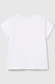 United Colors of Benetton Kız Çocuk Tshirt Beyaz 3JERG10J3 - 2