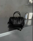 Lisbond Elegance Jennie Model Siyah Deri Kadın El Ve Omuz Çantası - 3