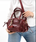 Lisbond Elegance Casandra Model Bordo Kadın El Ve Omuz Çantası (CHARM DAHİL DEĞİLDİR) - 1