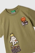 United Colors of Benetton Erkek Çocuk Smile T shirt Lacivert 3I1XG10IH - 3