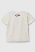 United Colors of Benetton Erkek Çocuk Hot Wheels T shirt Ekru 3I1XG10I3 - 2