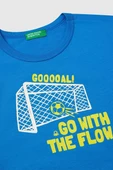 United Colors of Benetton Erkek Çocuk Tshirt Mavi 3JERG10JQ - 3