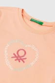 United Colors of Benetton Kız Çocuk T shirt Somon 3I1XG10HU - 3