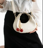 Lisbond Elegance Betty Model Beyaz Charm Hediyeli Kadın El Ve Omuz Çantası - 1