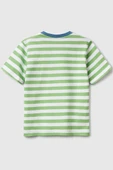 United Colors of Benetton Erkek Çocuk Çizgili T shirt Yeşil 3FHXG10HR - 2