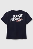 United Colors of Benetton Erkek Çocuk Hot Wheels T shirt Lacivert 3I1XG10I3 - 2