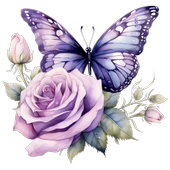 Uçuşan Kelebekler ve Çiçekler Duvar Stickerı thumbnail 2