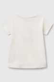 United Colors of Benetton Kız Bebek T shirt Ekru 3I9WA1062 - 2