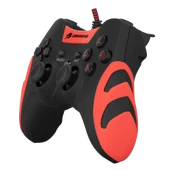 GameBooster GB-J54R PS3 / PC Uyumlu Kırmızı Kablolu Dualshock Titreşimli Gamepad - 3
