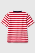 United Colors of Benetton Erkek Çocuk Çizgili T shirt Kırmızı 3FHXG10HR - 2
