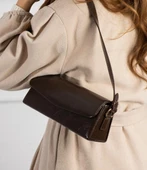 Lisbond Elegance Gloria Model Acı Kahve Deri Kadın El Ve Omuz Çantası - 3