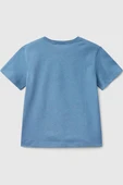 United Colors of Benetton Erkek Çocuk T shirt A.Mavi 3I1XG10HT thumbnail 2