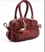 Lisbond Elegance Casandra Model Bordo Kadın El Ve Omuz Çantası (CHARM DAHİL DEĞİLDİR) - 3