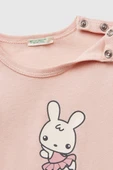 United Colors of Benetton Kız Bebek T shirt A.Pembe 3I9WA1062 - 3