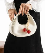 Lisbond Elegance Betty Model Beyaz Charm Hediyeli Kadın El Ve Omuz Çantası - 2