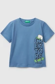 United Colors of Benetton Erkek Çocuk T shirt Petrol 3I1XG10IJ - 1