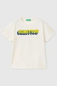 United Colors of Benetton Erkek Çocuk T shirt Beyaz 3I1XG10HT - 1