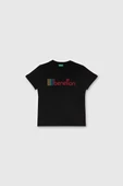 United Colors of Benetton Erkek Çocuk T shirt Siyah BNT-B21847 - 1