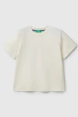 United Colors of Benetton Erkek Çocuk Tokyo T shirt Ekru 35RYG10I7 - 1