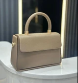 Lisbond Elegance Leone Model Koyu Vizon Kadın El Ve Omuz Çantası - 1