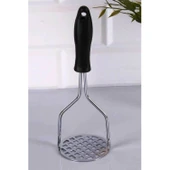 Plastik Saplı Delikli Metal Paslanmaz Patates Muz Yumurta Ezici Püre Yapıcı - 8