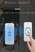 Kablosuz Kapı Zili Priz Tipi – 32 Melodili, 433MHz, Tak-Çalıştır, LED Göstergeli, Beyaz Zil Seti - 2