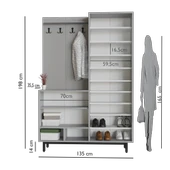 Abre PLAZA PORTMANTO VESTİYER AYAKKABILIK - 4