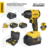 RTS5030 Şarjlı Somun Sıkma Makinası Kömürsüz 1/2'' 350 Nm 2x4 Ah 20V Çift Akü S-Lion - Akü Dahil - 2