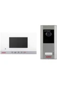 AUDİO  Audio Bus Plus 7 Inç Mekanik Butonlu Handsfree Görüntülü Villaset Beyaz Kasa 001461a - 1