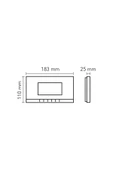 AUDİO  Audio Bus Plus 4.3 Inç Mekanik Butonlu Handsfree Görüntülü Villaset Beyaz Kasa 001460 - 3
