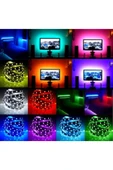 Şerit Led Işık Rgb 5 Metre Hazır Set Tak Çalıştır Kumandalı Adaptörlü Silikonlu - 5