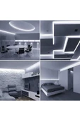 ALERSHOP  25 METRE BEYAZ HORTUM LED 220V TAK ÇALIŞTIR KULLANIMA HAZIR - 3