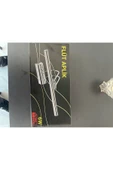 Pratik Elektromarket  35 Cm Siyah Beyaz Işık Ayna Üstü Duvar Tablo Flüt Aplik Beyaz Işık - 5